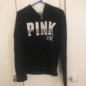 PINK zip up hoodie